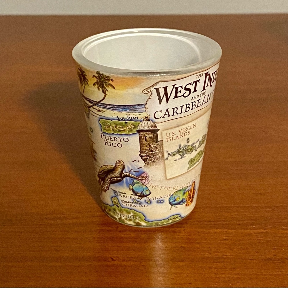 Lot Of 7 Various Souvenir Shot Glasses - 6 Shot Glasses/1 Shooter New - Picture 8 of 13